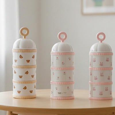 Boite doseuse lait mignonne design ludique