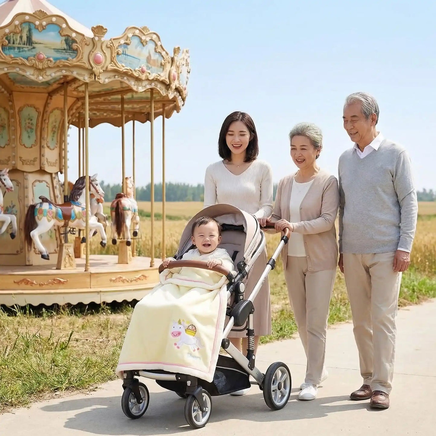 Couverture nomade l’affectueuse transportabe unisexe