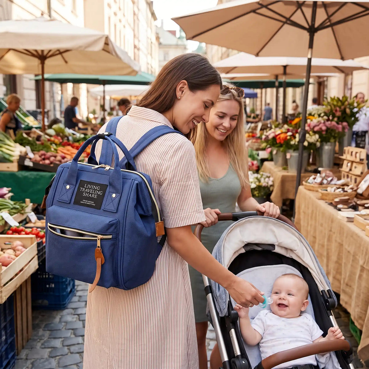Sac à langer bébé luxe petit malin coquet pratique spacieux
