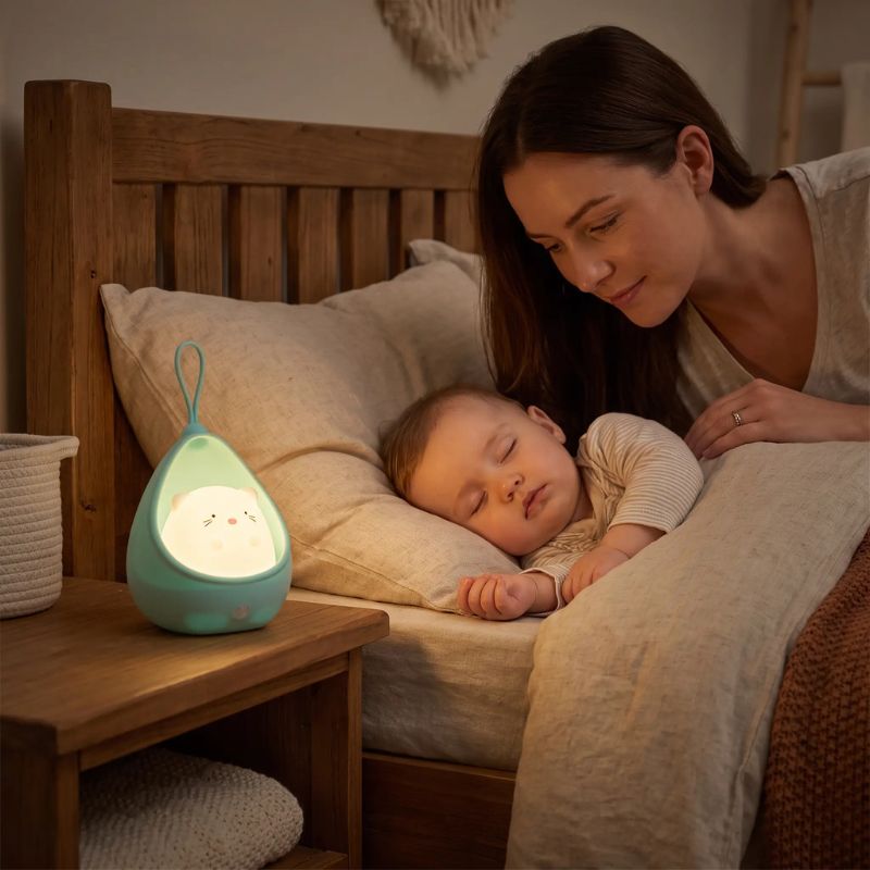 Veilleuse bébé suspendue batterie longue durée
