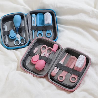 bebe trousse de toilette bien-être rose bleu