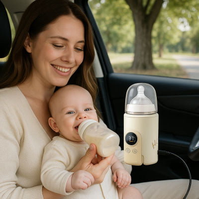 chauffe biberon léger rechargeable voiture maman assise arrière