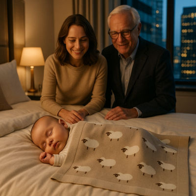 bébé sieste sous couverture bébé design mouton réconfortante pliable protectrice chambre maman
