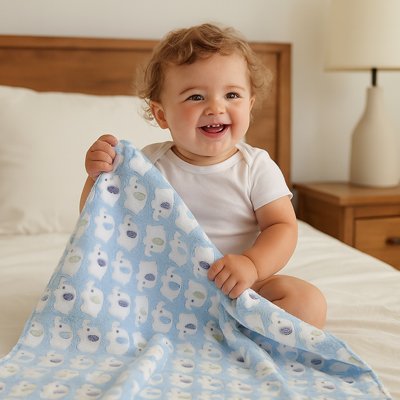 Bébé lit parent couverture bebe nomade coton polyester