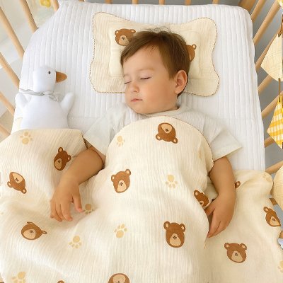 Bebe sieste couverture bebe nomade design coeur unisexe