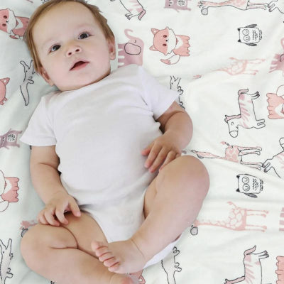 Couverture bebe polaire animaux toutes saisons transportable