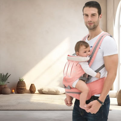porte bebe protection cou papa salon