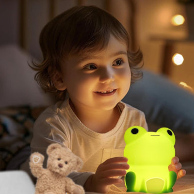 Veilleuse bébé grenouille design chaleureux enfant jouant chambre