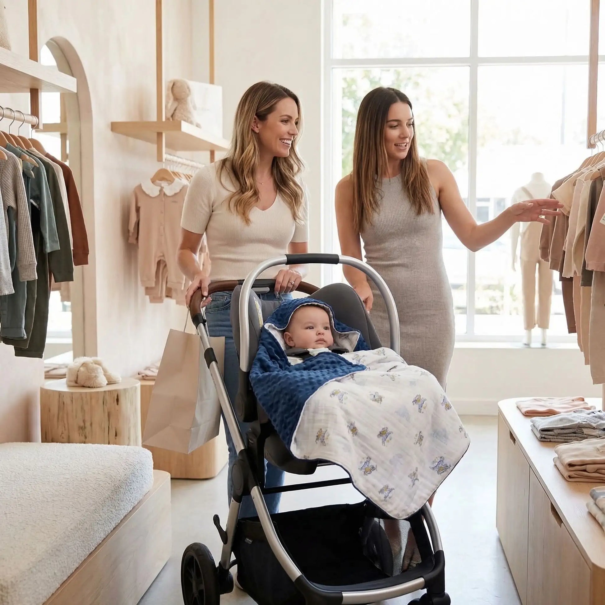 Couverture bebe cosy capuche bleu marine dinosaure respirante