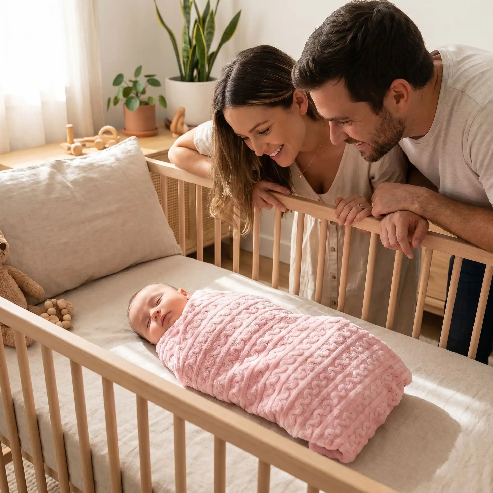 Couverture bebe hiver douceur extrême câlin tendresse
