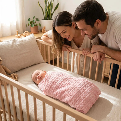 Couverture bebe hiver douceur extrême câlin tendresse