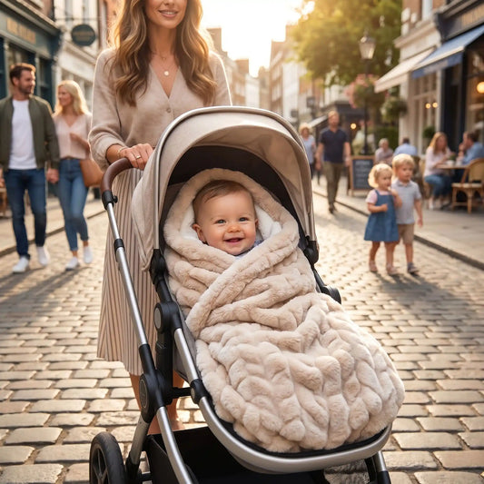 Couverture bebe hiver moelleuse transportable
