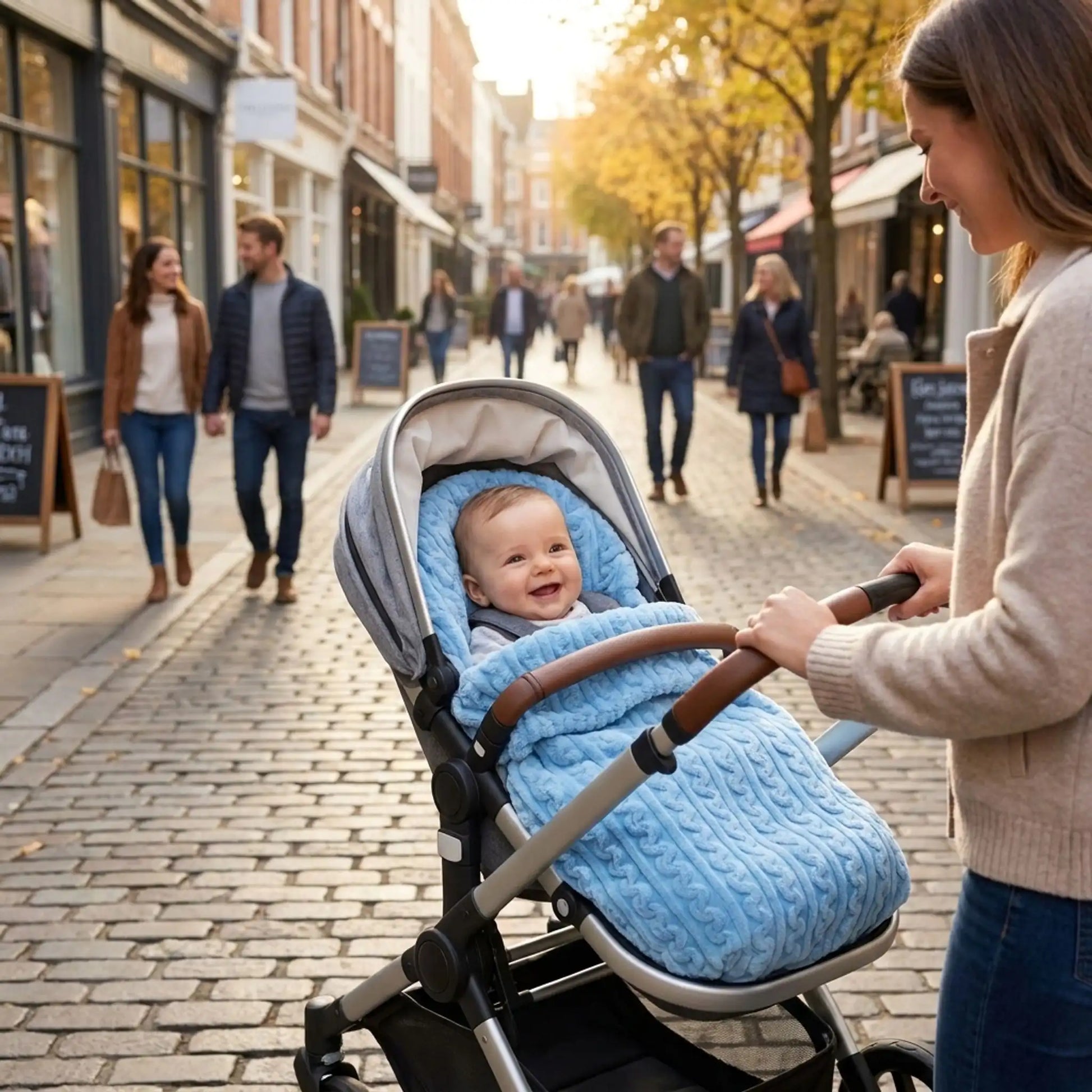 Couverture bebe hiver ultra respirante transportable