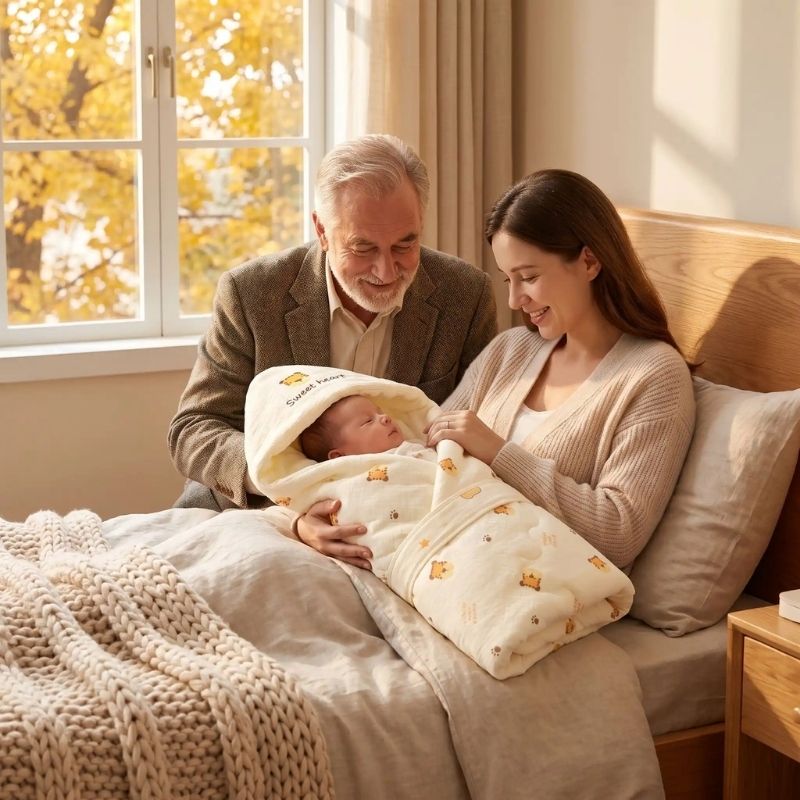Couverture bebe nomade maternité solide résiste au temps