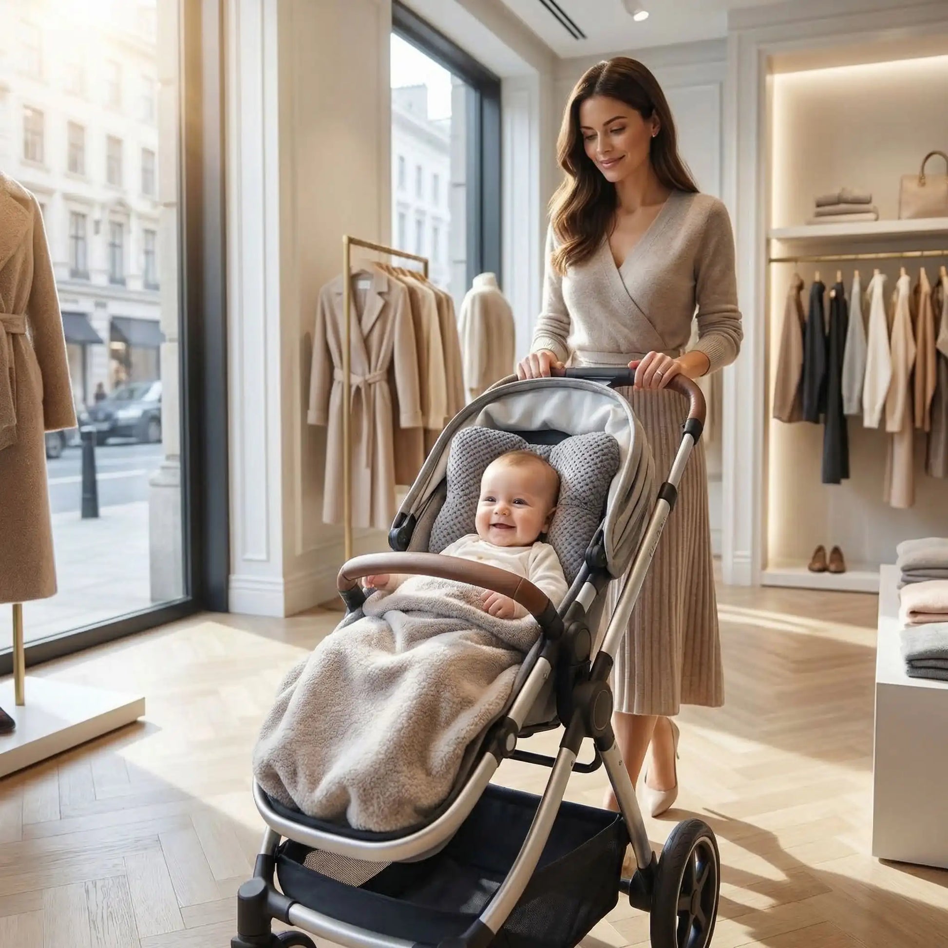 Couverture bebe nomade polaire douce enveloppante chaude