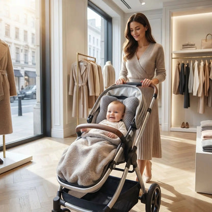 Couverture bebe nomade polaire douce enveloppante chaude