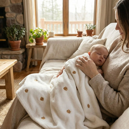 Couverture hiver bebe tigre épaisse