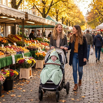 Couverture nomade bébé sûre mi-saison
