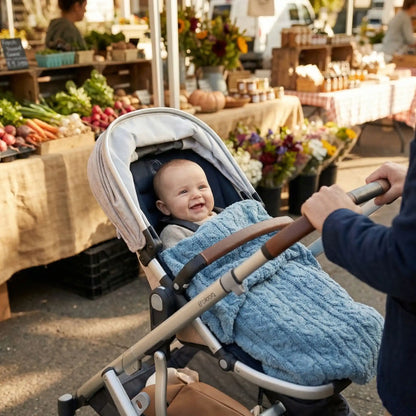 Couverture nomade vague douce légère épaisse