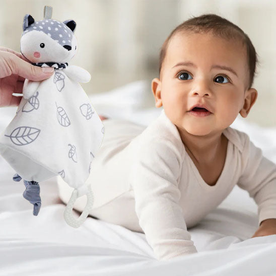 Doudou bebe mignon renard compatissant