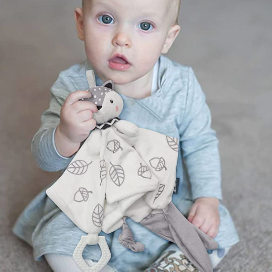 Doudou bebe mignon renard joyeux