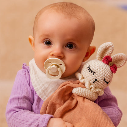 Doudou bebe velouté lapin-mignon