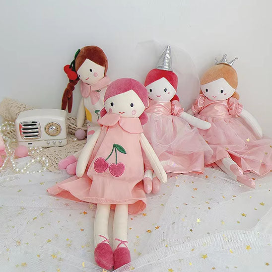 Doudou fille chaleureux différents coloris amusante