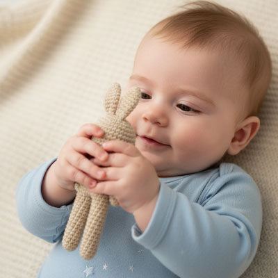 Doudou lapin câlin doux entretien facile