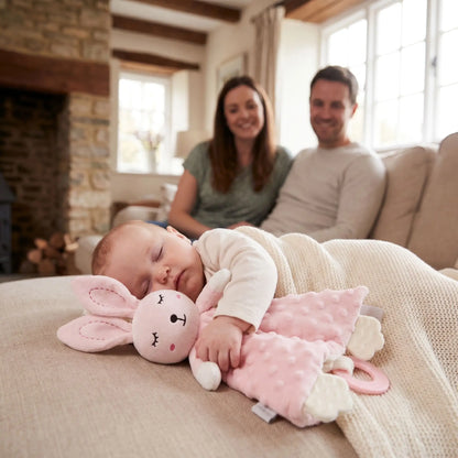 Doudou lapin rose tranquilité mignon durable
