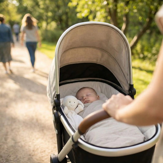 Doudou mouton bébé zen transportable