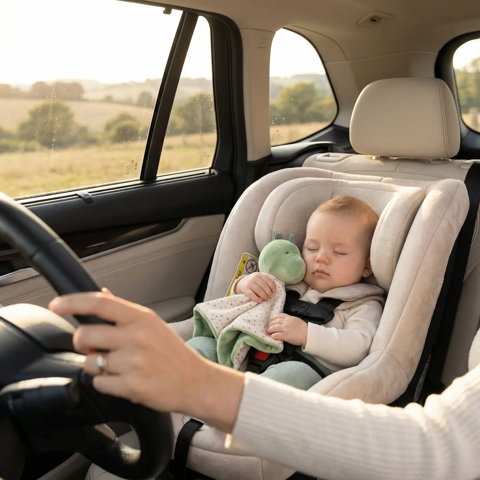 Doudou naissance câlinou transportable sécurisé