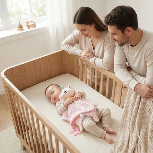 Doudou pour bebe doux rêves licorne rose