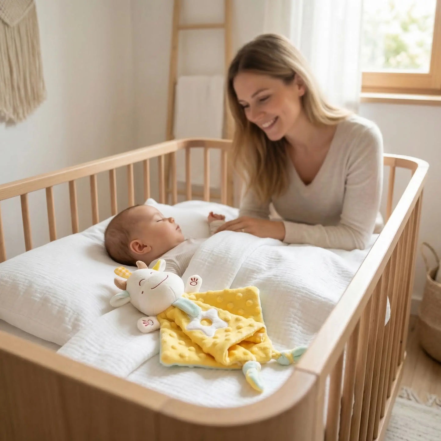 Doudou vache élégant attendrissant mignon