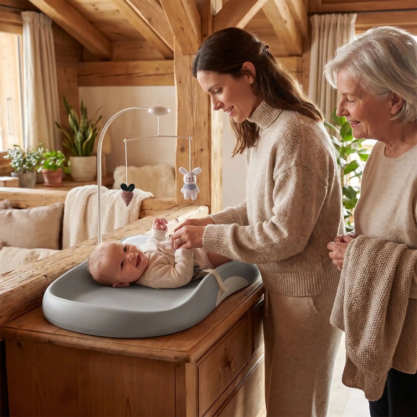Matelas à langer ergonomique profilé