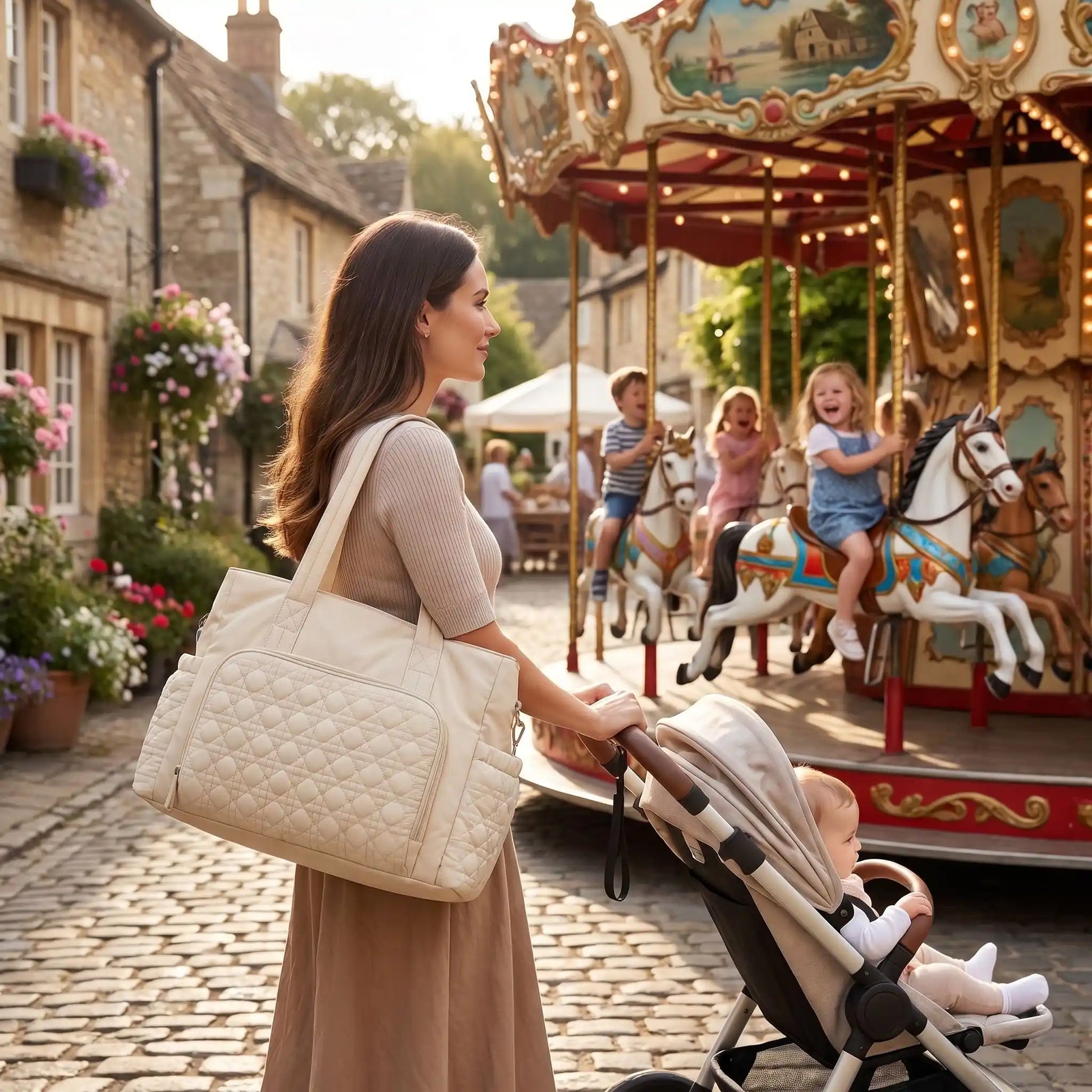 Sac à langer bébé luxe maternité spacieux organisé