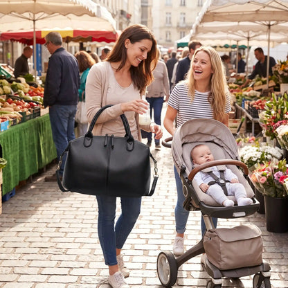 Sac à langer bébé luxe parisienraffiné spacieux léger