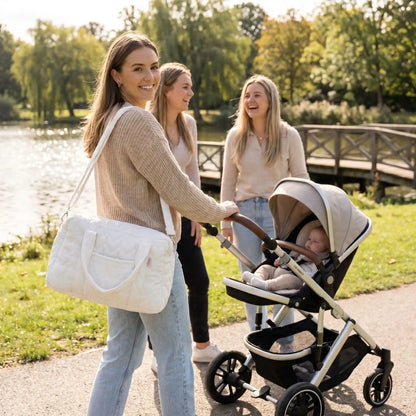 Sac à langer bébé luxe style matelassé design élégant