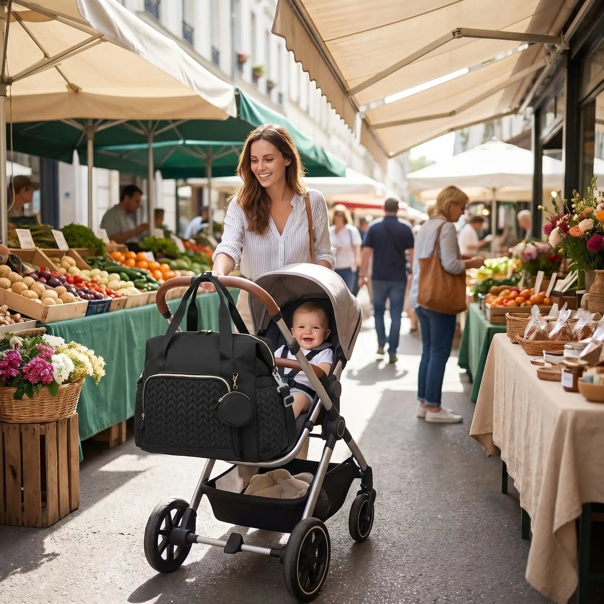 Sac a langer de luxe spécial maman élégance