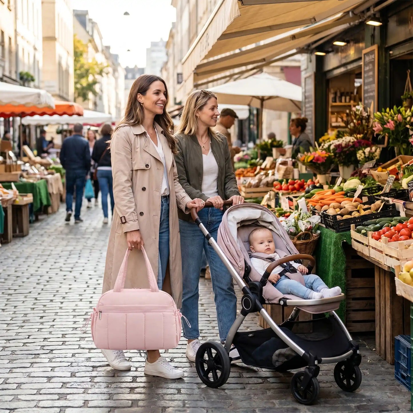 Sac à langer luxe compact élégant raffiné