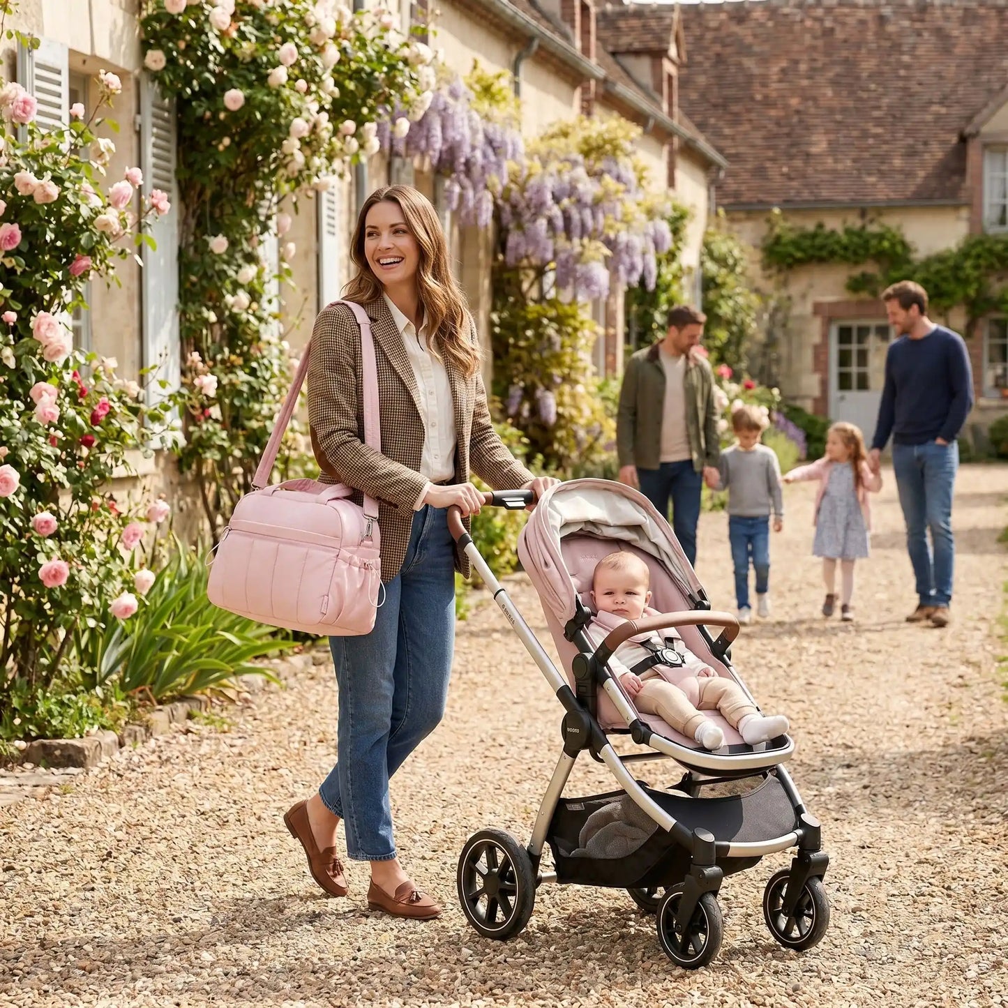 Sac à langer luxe compact organisé pratique