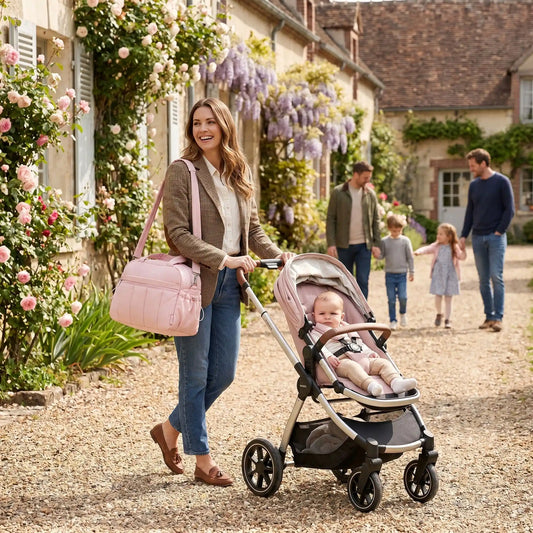 Sac à langer luxe compact organisé pratique
