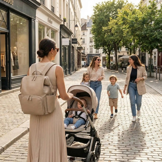 Sac à langer luxe somptueux pochette lingettes