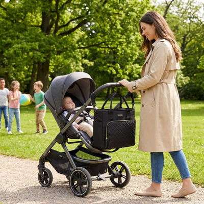 Sac à langer pour poussette premium leger compact design