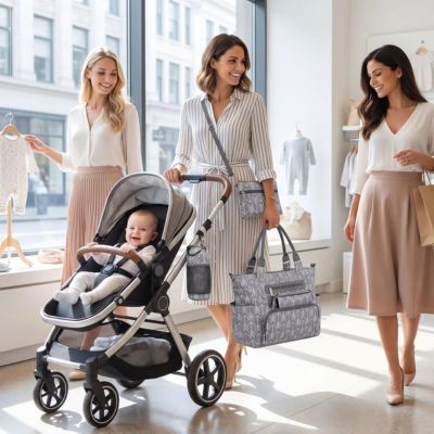 Sac langer luxe ensemble design ouverture facile