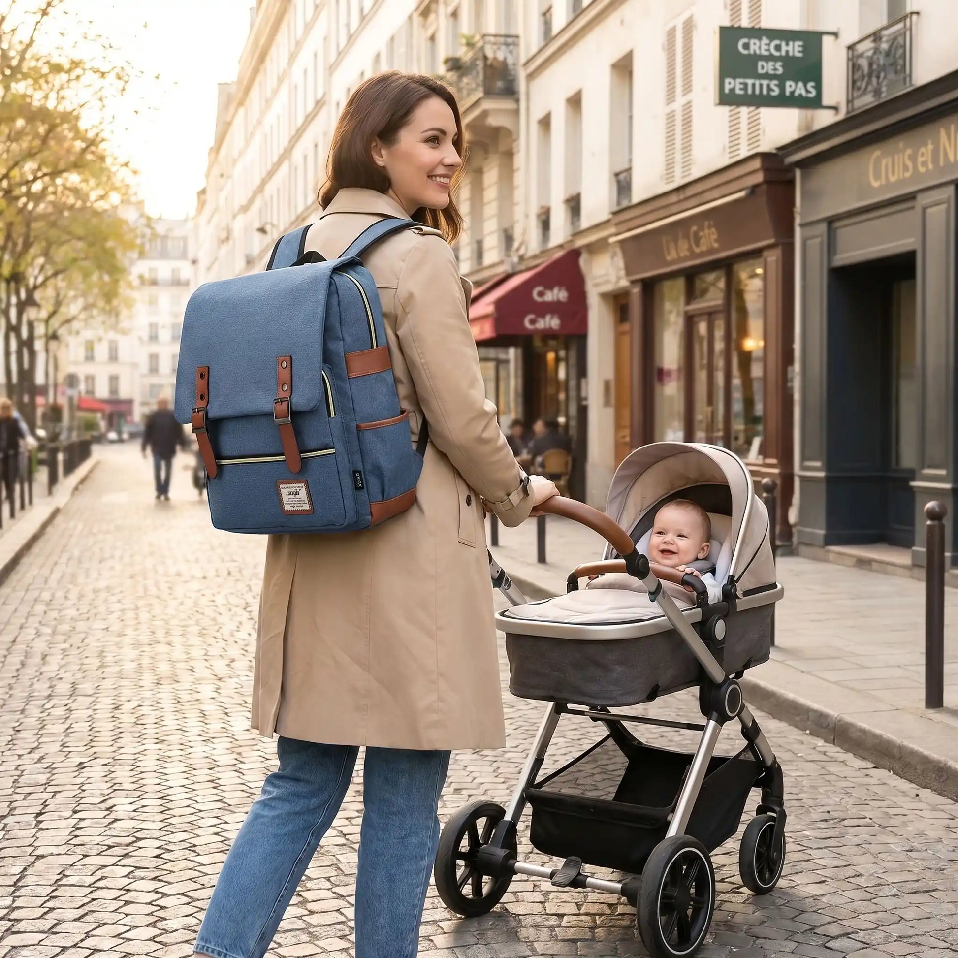 Sacs a langer luxe vintage élégant poches spacieux