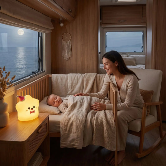 Veilleuse bebe etoile déco nocturne transportable