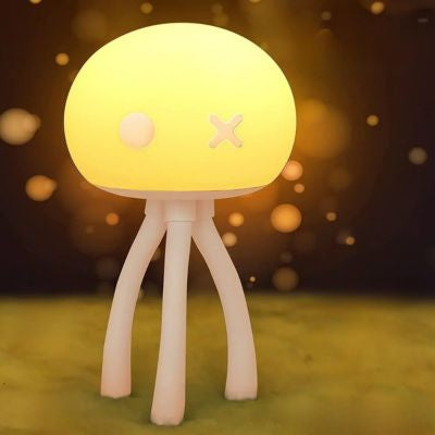 Veilleuse chambre bébé méduse rose rechargeable