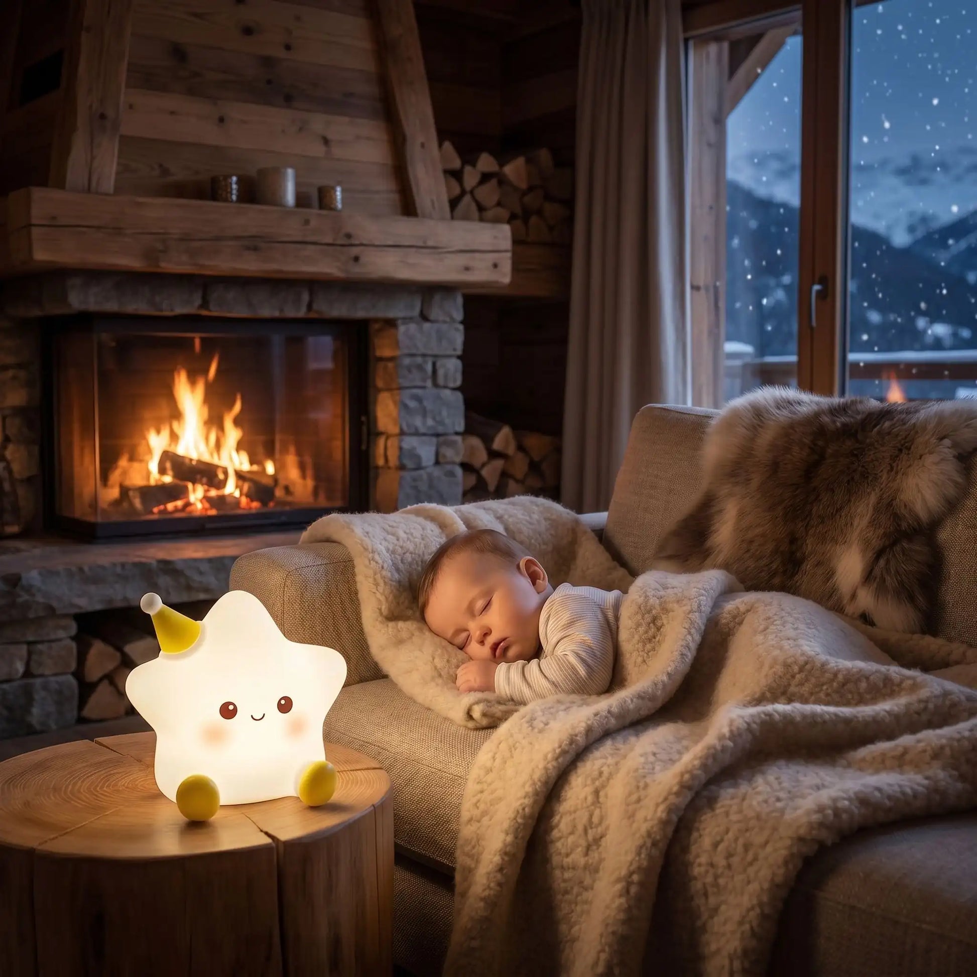 Veilleuse étoile bebe nomade apaisante relaxante