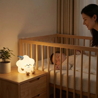 Veilleuse etoile bebe silicone