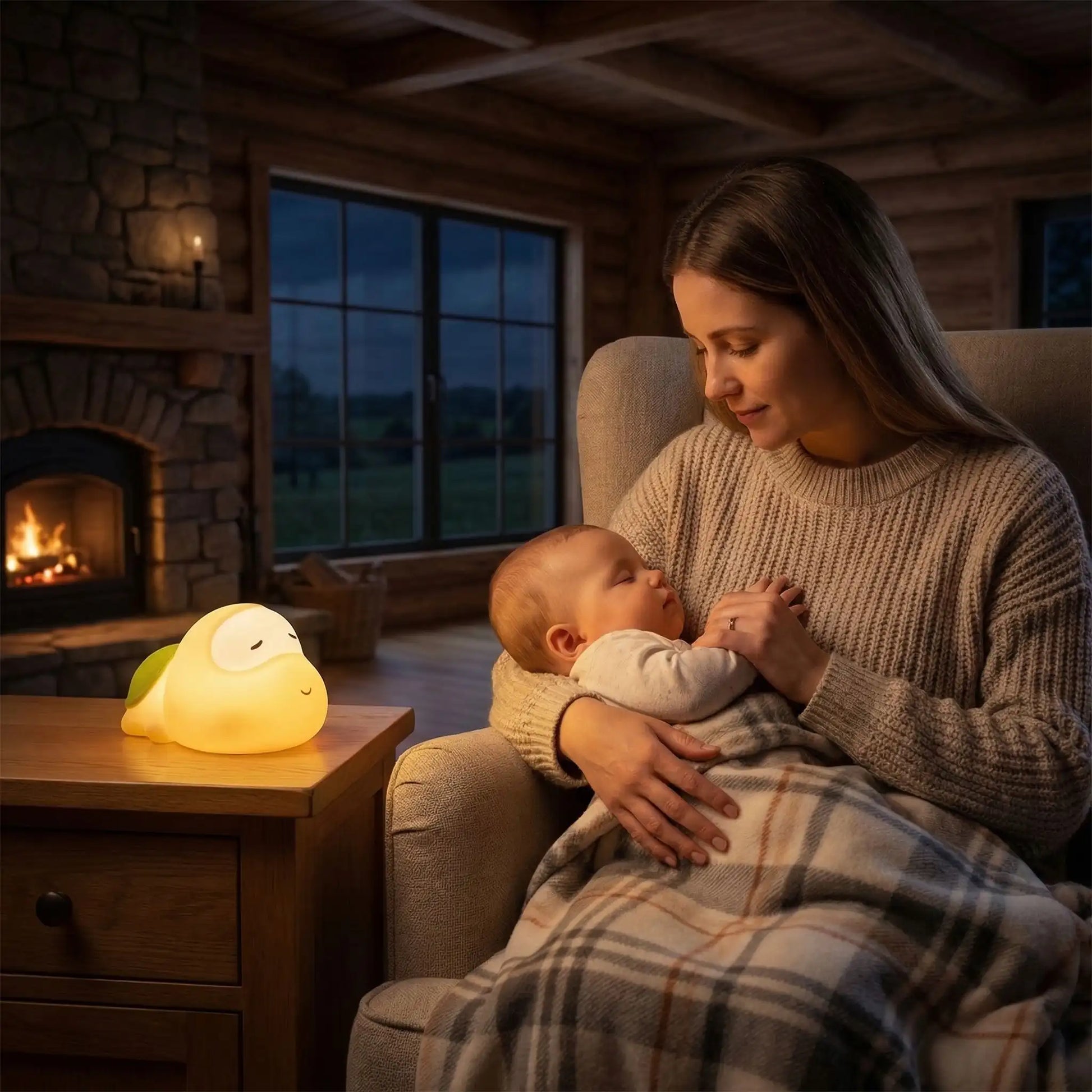 Veilleuse pour bébé tortue minuterie